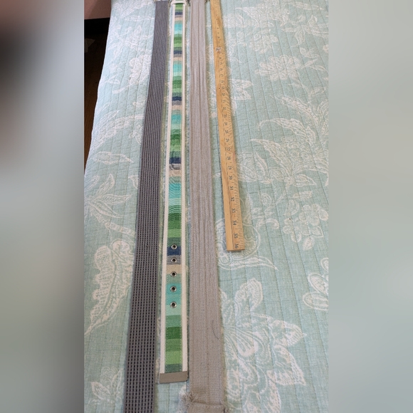 Bundle Of 3 Canvas Belts For Women. - Picture 3 of 3